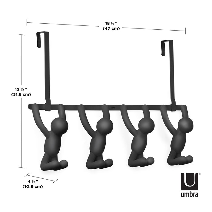Perchero para puerta Buddy Negro Umbra 1012365-040 028295313735