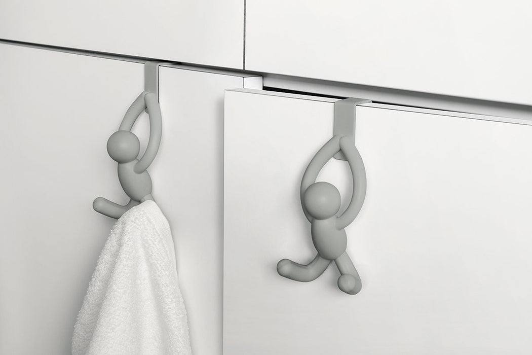 Perchero para puerta Buddy Gris 2 Pz Umbra 1013428-918 028295351386