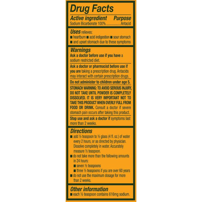 Bicarbonato de Sodio 16oz Arm & Hammer  Arm & Hammer 17399 033200011101