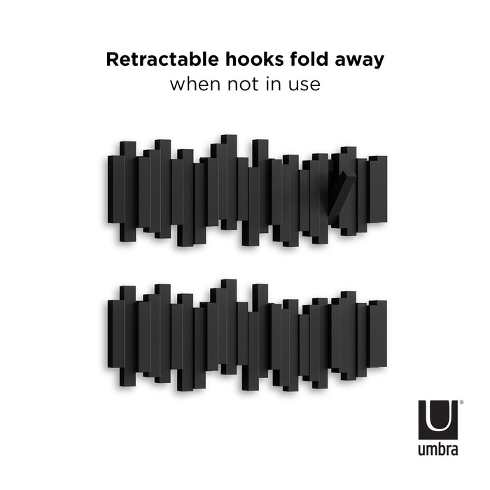 Percha múltiple plegable Sticks Negro Umbra 318211-040-REM 028295280266
