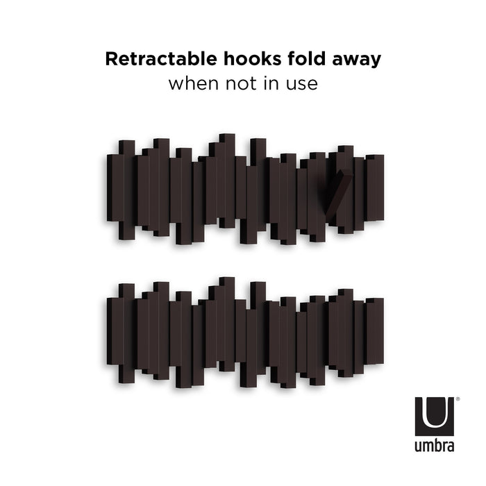 Percha múltiple plegable Sticks Espresso Umbra 318211-213-REM 028295356848