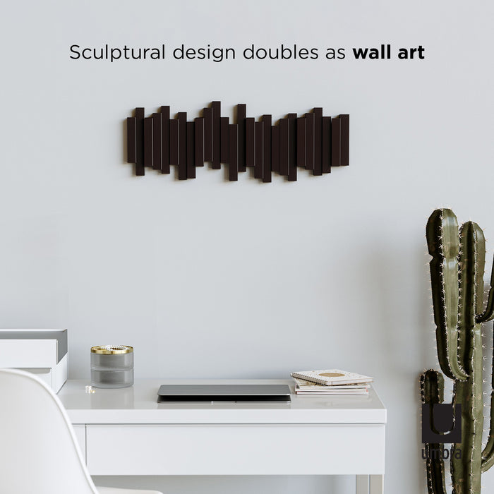 Percha múltiple plegable Sticks Espresso Umbra 318211-213-REM 028295356848