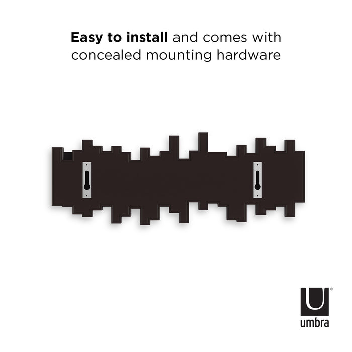 Percha múltiple plegable Sticks Espresso Umbra 318211-213-REM 028295356848