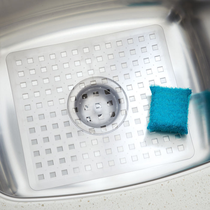 Potector para Fondo de Fregadero Euro Mat Mediano iDesign 36600 081492366003