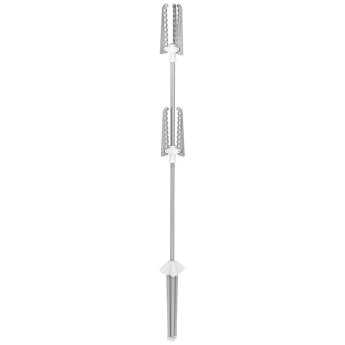 Tendedero Vertical Retractil Brezio de 2 Niveles iDesign 41686 081492416869