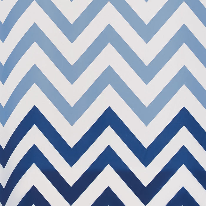 Cortina de Baño Ombre Chevron iDesign 52020 081492520207