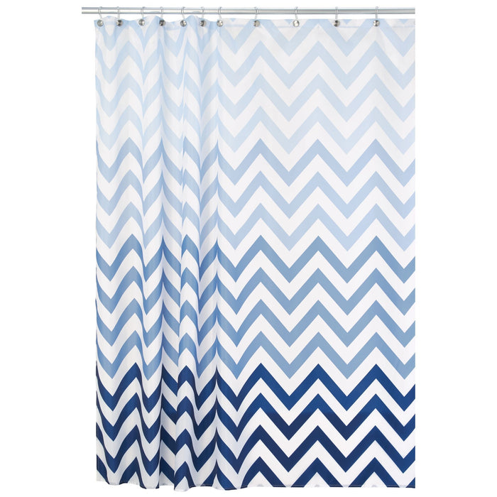 Cortina de Baño Ombre Chevron iDesign 52020 081492520207