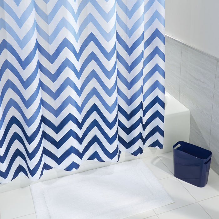 Cortina de Baño Ombre Chevron iDesign 52020 081492520207