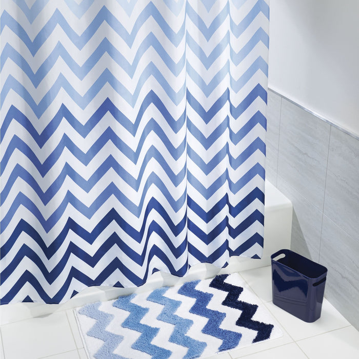 Cortina de Baño Ombre Chevron iDesign 52020 081492520207