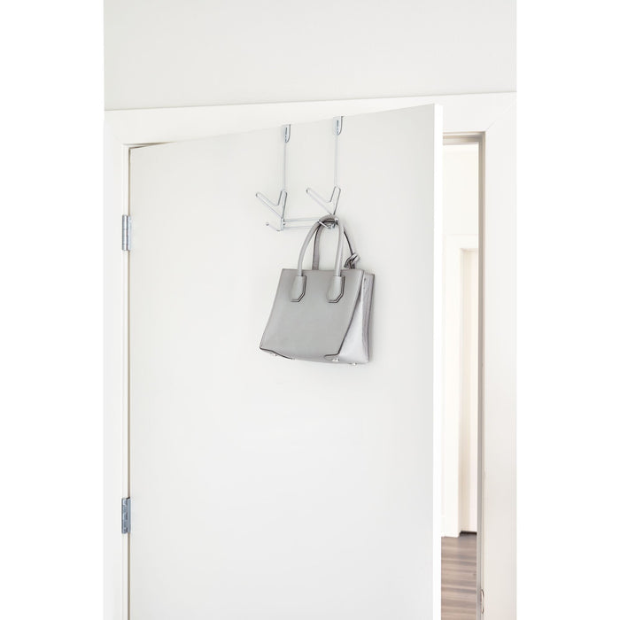 Perchero Doble para Puerta Yori Cromado iDesign 54680 081492546801