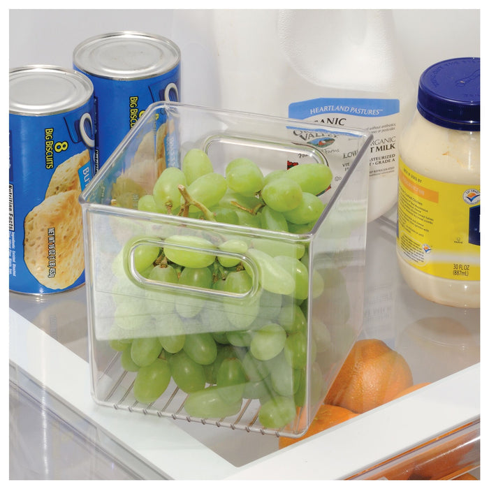 Bandeja Organizadora de Refrigerador con Tapa Cubo Binz 6 x 6 x 6" iDesign 71530 081492715306