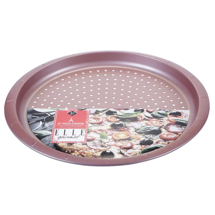 Charola para Hornear Pizza Rose 13" Elle Gourmet ELG32222 687929322224