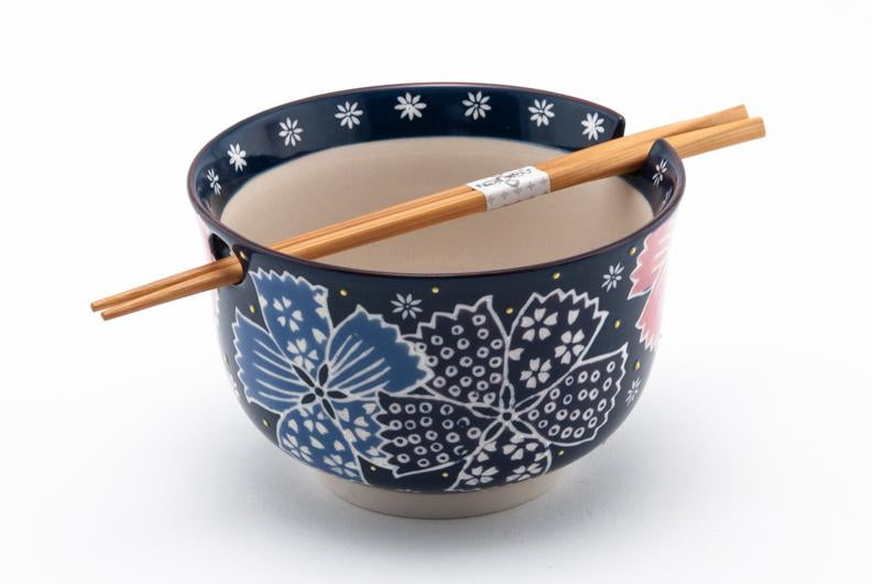 Tazón Japones Con Palillos Clavel Fuji Merchandise SF625-3837 4539429153654