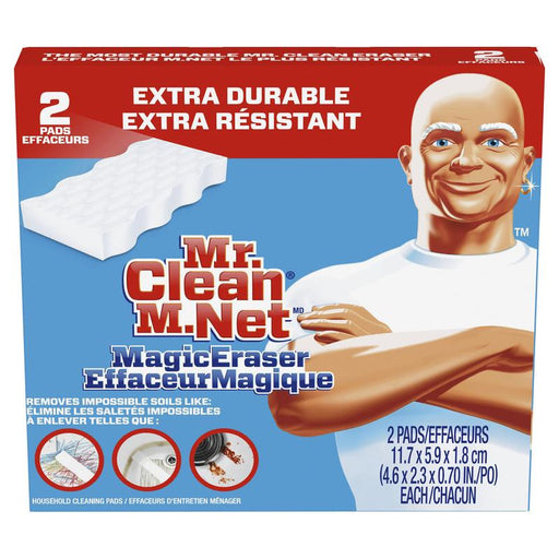 Esponja Borradora Extra Power Mr. Clean 2 Piezas Mr. Clean 1330133 037000042495