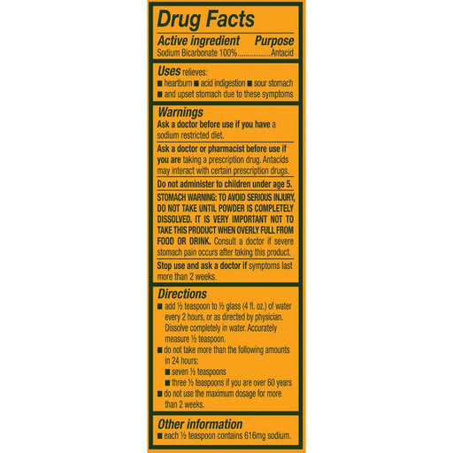 Bicarbonato de Sodio 16oz Arm & Hammer  Arm & Hammer 17399 033200011101