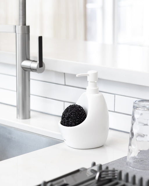 Dispensador de jabón líquido con esponja Joey Blanco Umbra 330750-660 028295131605