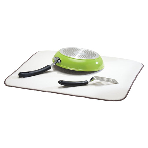 Escurridor de platos de tapete iDry Grande Chocolate iDesign 41243 081492412434