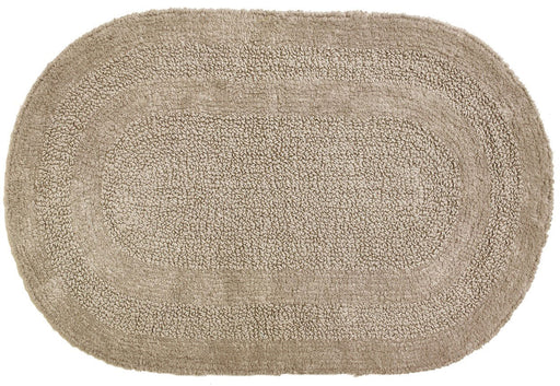 Tapete para Baño Serene Oval Taupe Moda at Home 454545 814334060582