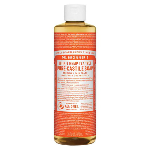 Jabón Orgánico para Cuerpo Dr. Bronner's Tea Tree 16 oz Dr. Bronner's 9008045 018787769164