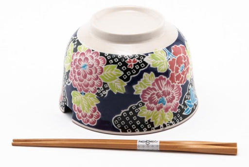 Tazón Japones Con Palillos Flores Fuji Merchandise SF625-3821 4539429153630
